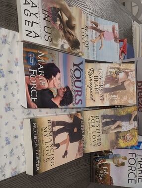 Assorted Romance Paperback Book Lot in Mixed Covers